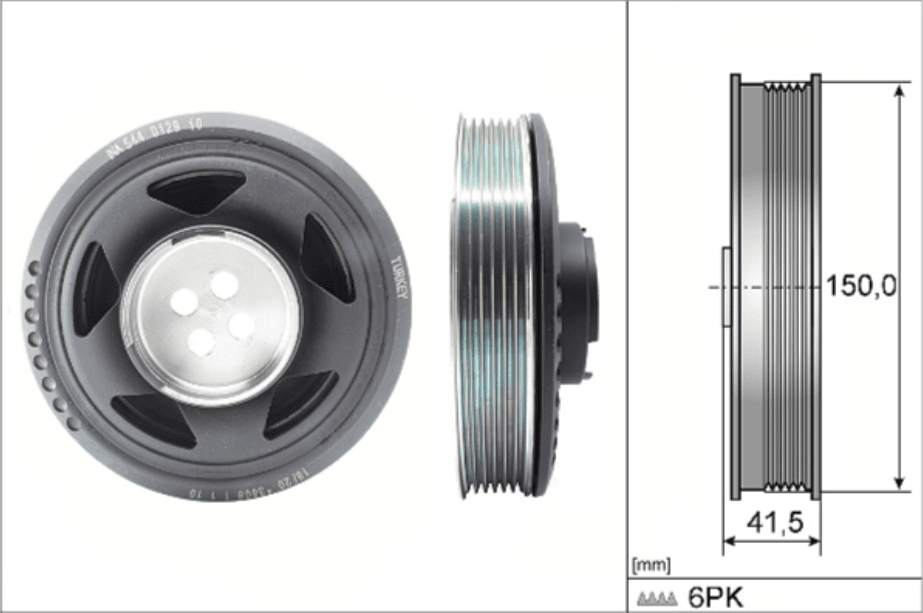 BMW F20 B37 KRANK KASNAĞI 11238584913 - Yedek Parça