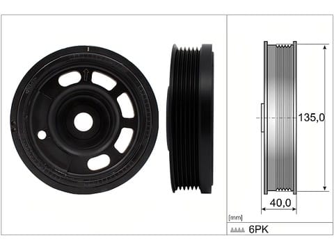 VW GOLF VIII POLO VI 1.0 TSI KRANK KASNAĞI 04C105243AA - Yedek Parça