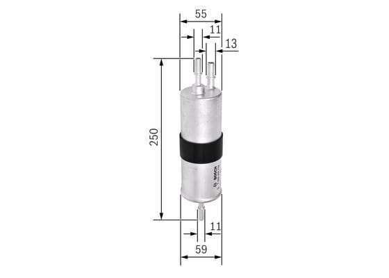 BMW E90-F20-E81-F32-F10 BENZİN FİLTRE 16127233840 - Yedek Parça