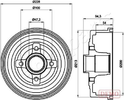 OPEL FREN KAMPANA CORSA C 418001
