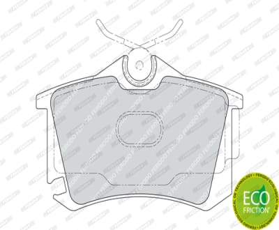 GOLF3-GOLF4-GOLF5-JETTA-PASSAT-A3-TOLEDO-OCTAVIA FREN BALATASI ARKA 97- - Yedek Parça