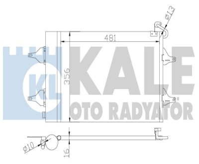 POLO-CORDOBA-FABIA KLİMA RADYATÖRÜ 01-10 - Yedek Parça