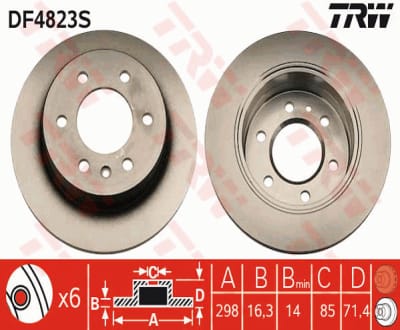 CRAFTER-SPRINTER FREN DİSKİ ARKA 06- - Yedek Parça