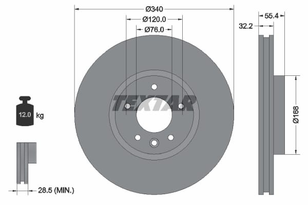 T5-T6 FREN DİSKİ ÖN 04- - Yedek Parça