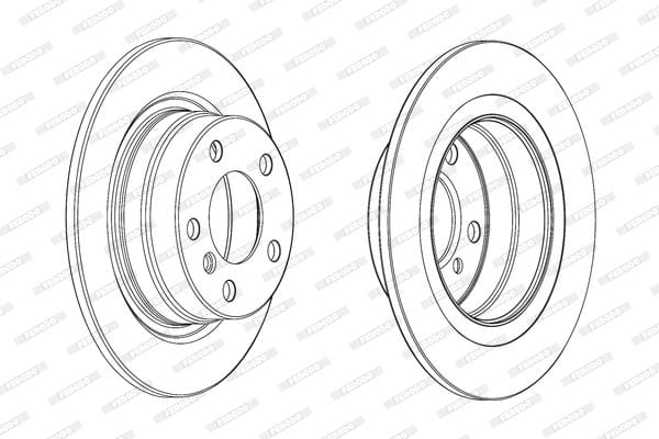 BMW F20 ARKA DİSK TAKIM 34216792225 - Yedek Parça