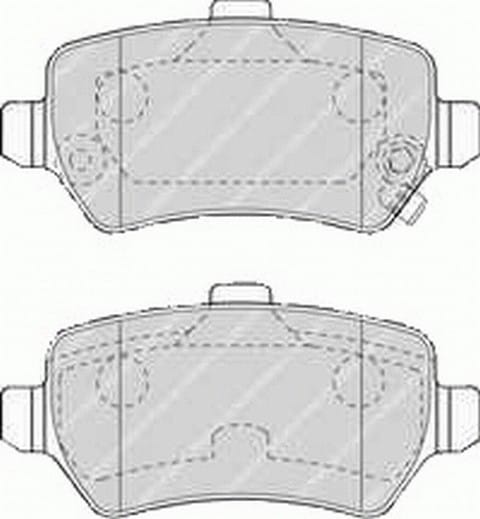 OPEL FREN BALATA ARKA ASTRA H 1605995-1605625 - Yedek Parça