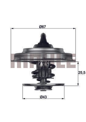 M.BENZ  M102   W124-201  TERMOSTAT  87c   1102000515 - Yedek Parça