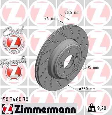 BMW E92-E93 M3 ARKA DİSK SAĞ 34212283804 - Yedek Parça