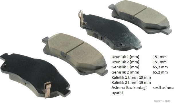TOYOTA COROLLA VERSO 09- ÖN FREN BALATASI FDB-4047 - Yedek Parça