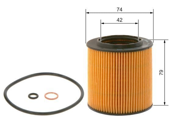 BMW 5 F10 YAĞ FİLTRESİ 11427566327-OX387D-HU816X - Yedek Parça