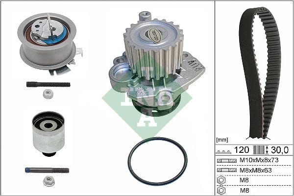 VW CADY T5 BJB AXB TRİGER SET+DEVİRDAİM 038198119A - Yedek Parça