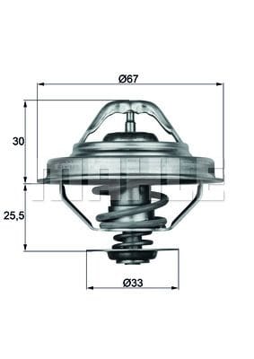 BMW 92 LİK TERMOSTAT 11537511083 - Yedek Parça