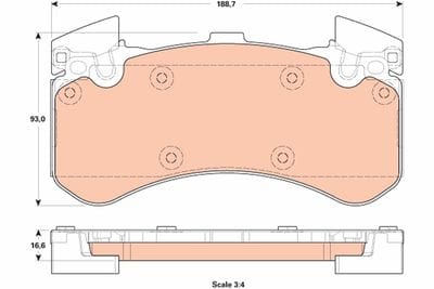 AUDİ A6-A7-A8 2015- ÖN FREN BALATASI 4G0698151F - Yedek Parça