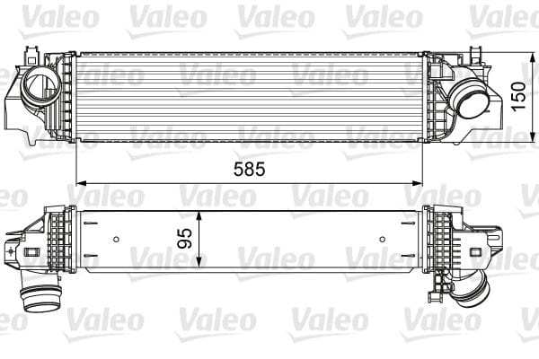 BMW F45-F48 B37/B47/B48 TURBO RADYATÖRÜ 17517617598 - Yedek Parça