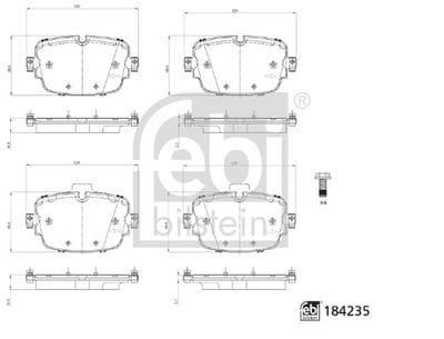 AUDİ A8-Q7-Q8 ARKA FREN BALATASI 4M0698451K - Yedek Parça