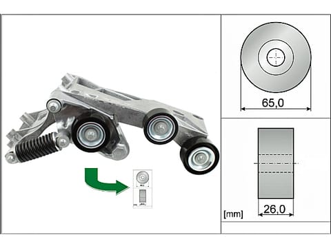 M.BENZ W169-W245 OM266 V-KAYIŞ GERGİSİ A2662001170 - Yedek Parça