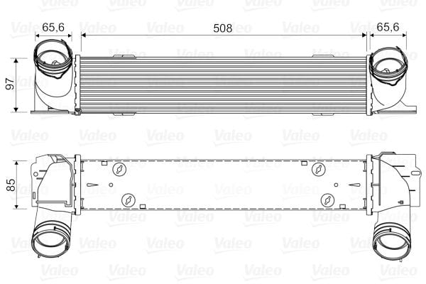 BMW E87-E90 N47 İNTERCOOLER 17517524916 - Yedek Parça