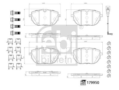VW T6-T7 ÖN FREN BALATASI ÖN 7LA698151B - Yedek Parça