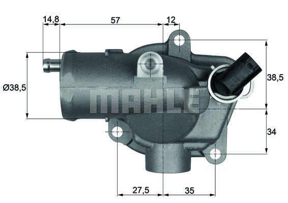 M.BENZ  M613-648  W211-220  TERMOSTAT   6132000115 - Yedek Parça