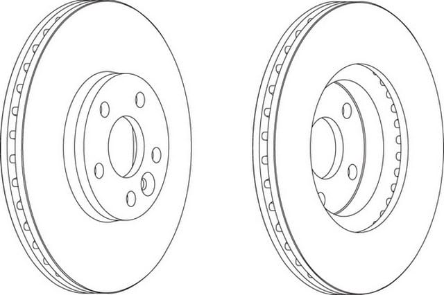 FREELANDER 2-EVOUGE ÖN DİSK TK LR007055-LR000571 - Yedek Parça