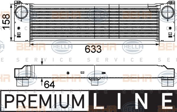 M.BENZ  W639  M646 VITO  İNTERCOOL RADYATÖRÜ 6395010801 - Yedek Parça