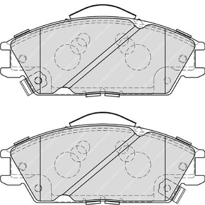HYUNDAI ACCENT 96>06 EXCEL 90>94 GETZ 03>11 BENZİNLİ  ÖN FREN BALATASI - Yedek Parça
