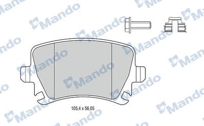 VW GOLF VI-CADDY III FREN BALATASI ARKA&nbsp;1K0698451G - Yedek Parça