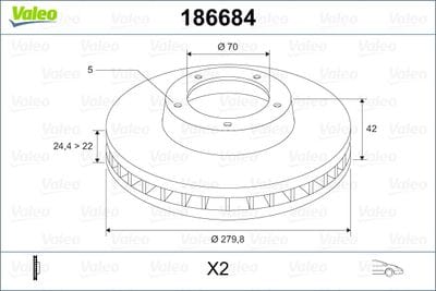 OPEL FREN DİSK ÖN ASTRA H 1.3 - Yedek Parça