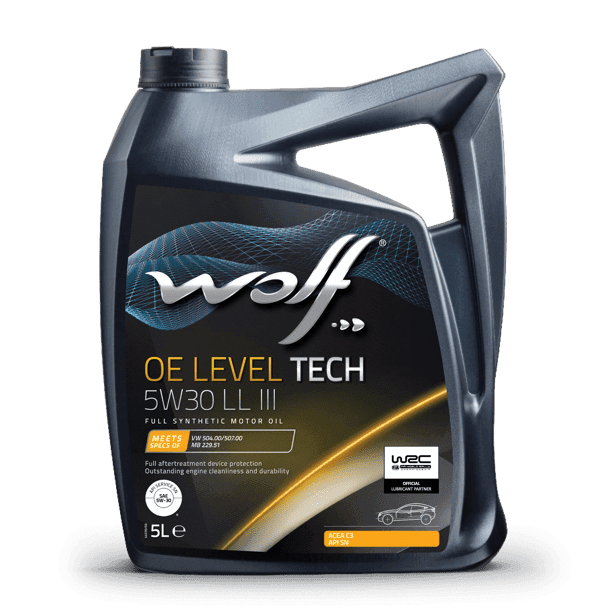 WOLF MOTOR YAĞI OE LEVEL TECH 5W30 LL III 205L - Yedek Parça