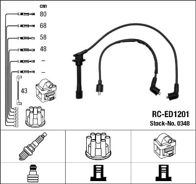 DAIHATSU APPLUSE BUJI KABLO SET - Yedek Parça