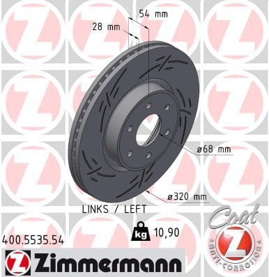 NISSAN NAVARA 21- PERFORMANS CİZGİLİ DESENLİ ÖN FREN DİSKİ KAPLAMALI 320*6 - Yedek Parça