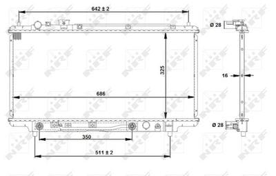MAZDA 323 95-98 1.5 1.8 FAMILIA A-T SU RADYATÖR BRAZING - Yedek Parça