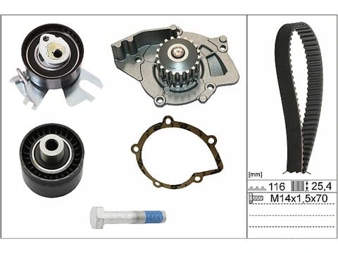 CITROEN C4 C5 JUMPY PEUGEOT 307 308 407 EXPERT 2.0 HDİ TRİGER SETİ + DEVİRDAİM 1609525480 - Yedek Parça