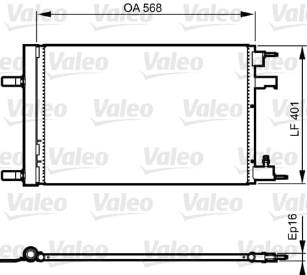 OPEL ASTRA J -CHEVROLET CRUZE KLİMA RADYATÖRÜ 1850219 - Yedek Parça